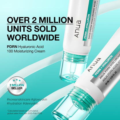 Anua PDRN Hyaluronic Acid 100 Moisturising Cream,