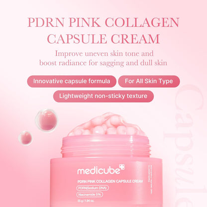 Medicube PDRN Pink Collagen Capsule Cream, 55g