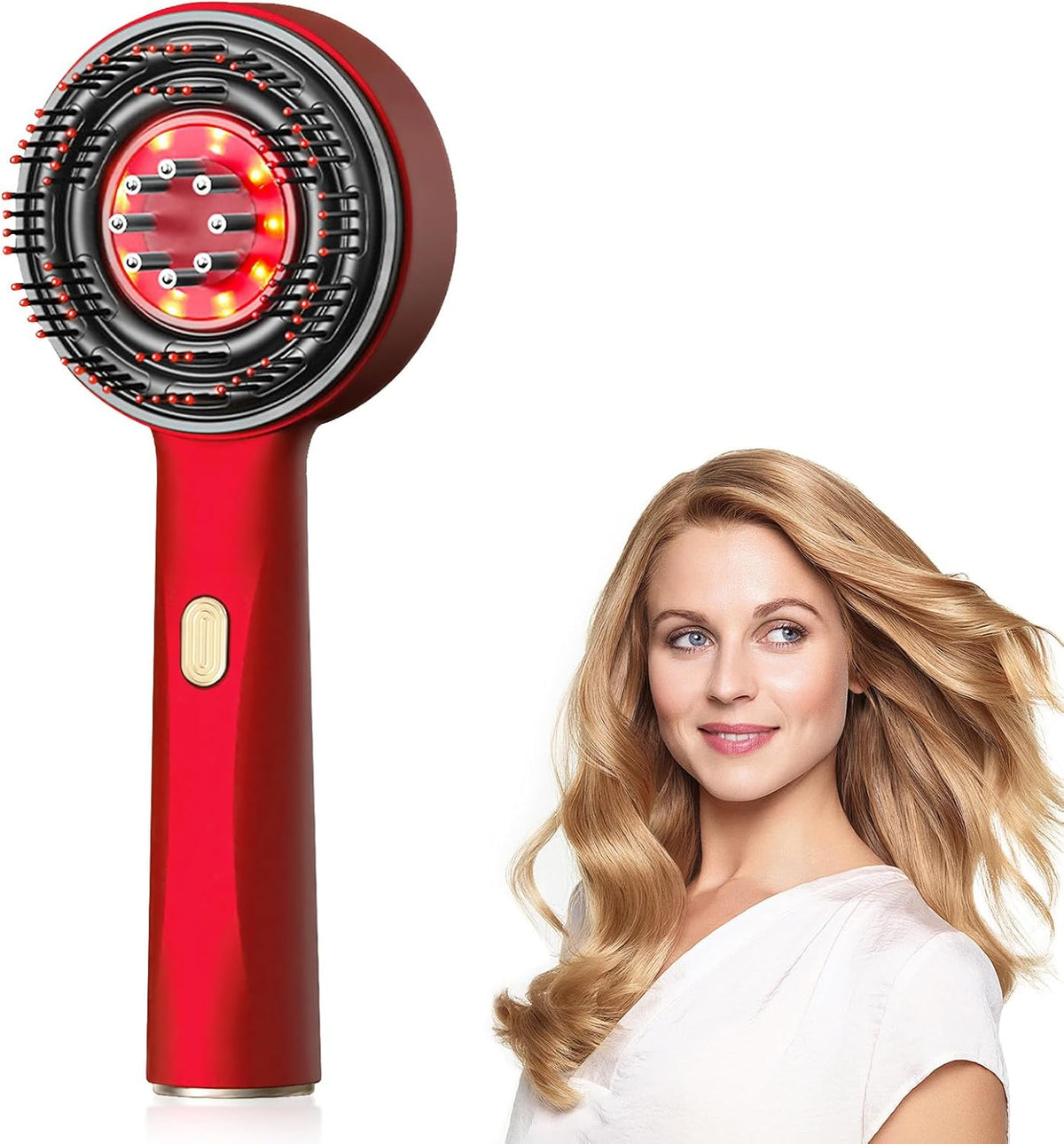 Electric oil head Massager Comb