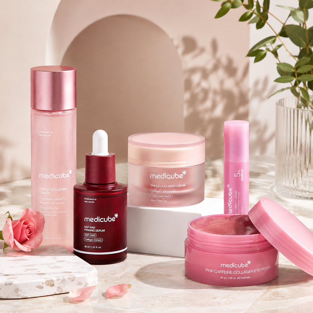 Korean Glass Glow Skincare 5 pcs Set™